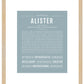 Frame Options | Powder Blue | Maple Frame, Matted
