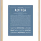 Alithea | Name Art Print