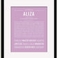 Frame Options | Lilac | Black Frame, Matted