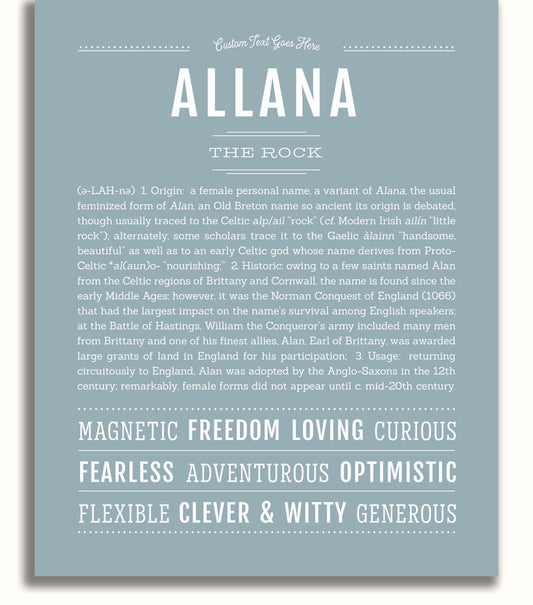 Frame Options | Powder Blue | No Frame