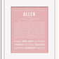 Frame Options | Dusty Rose | White Frame, Matted