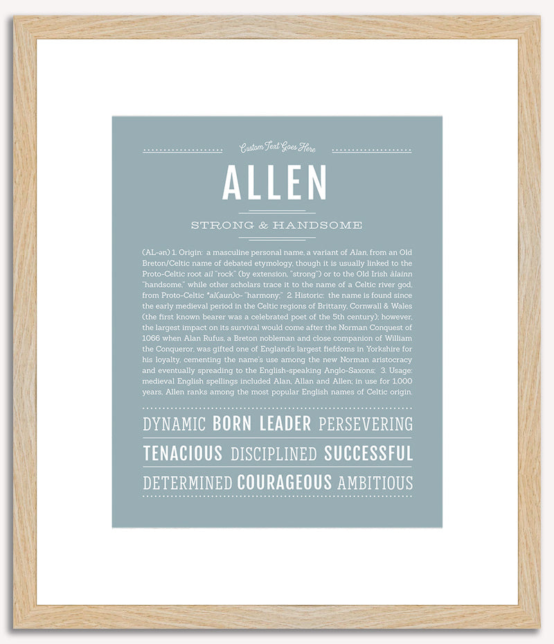 Allen | Name Art Print