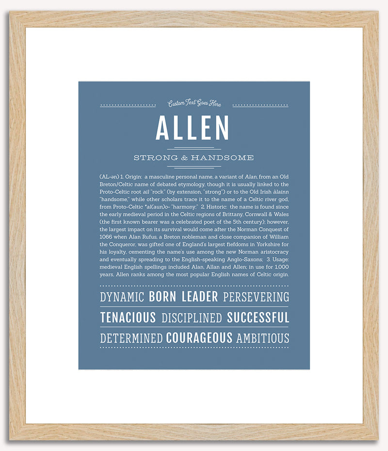 Allen | Name Art Print