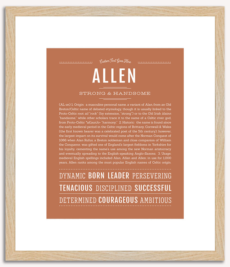 Allen | Name Art Print