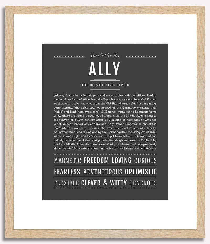 Ally | Name Art Print