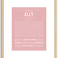 Ally | Name Art Print