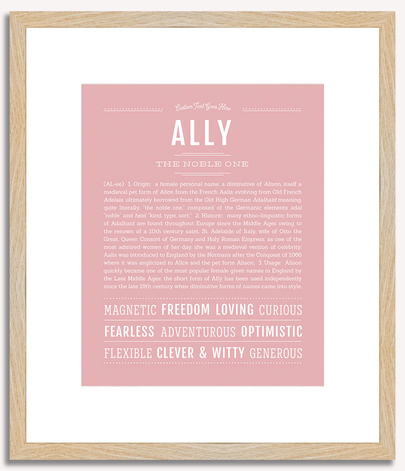 Ally | Name Art Print