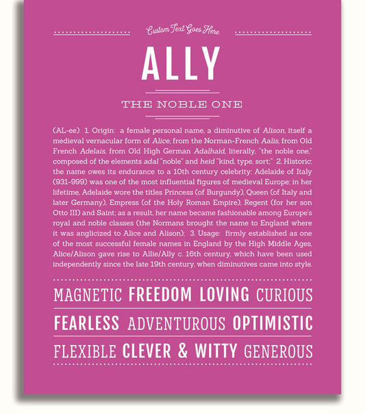 Frame Options | Dark Pink | No Frame
