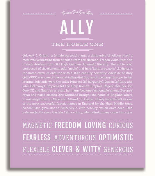 Frame Options | Lilac | No Frame