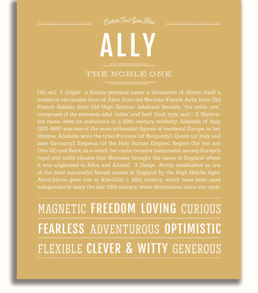 Frame Options | Matte Gold | No Frame