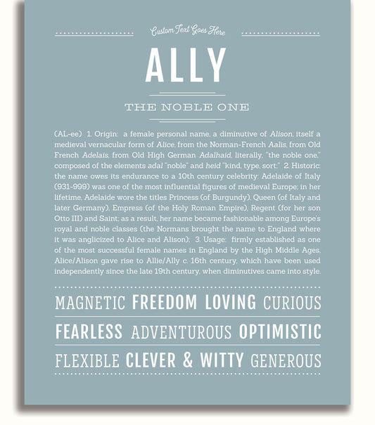 Frame Options | Powder Blue | No Frame
