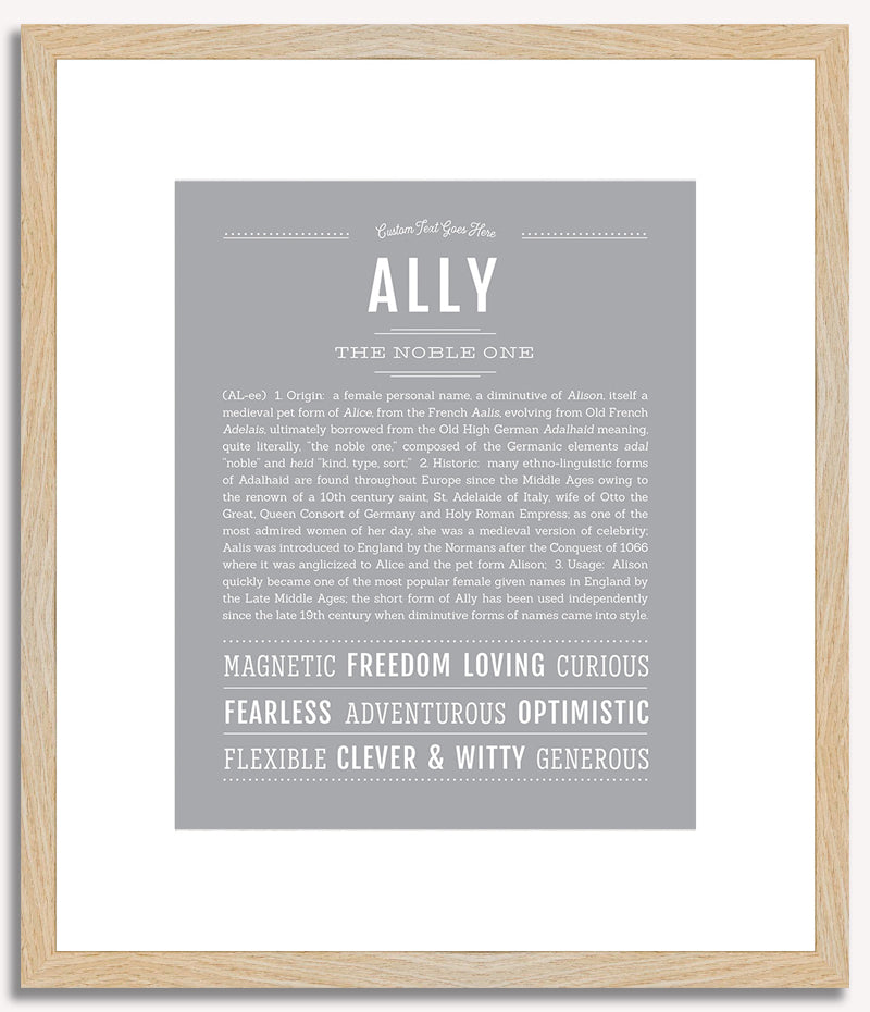 Ally | Name Art Print