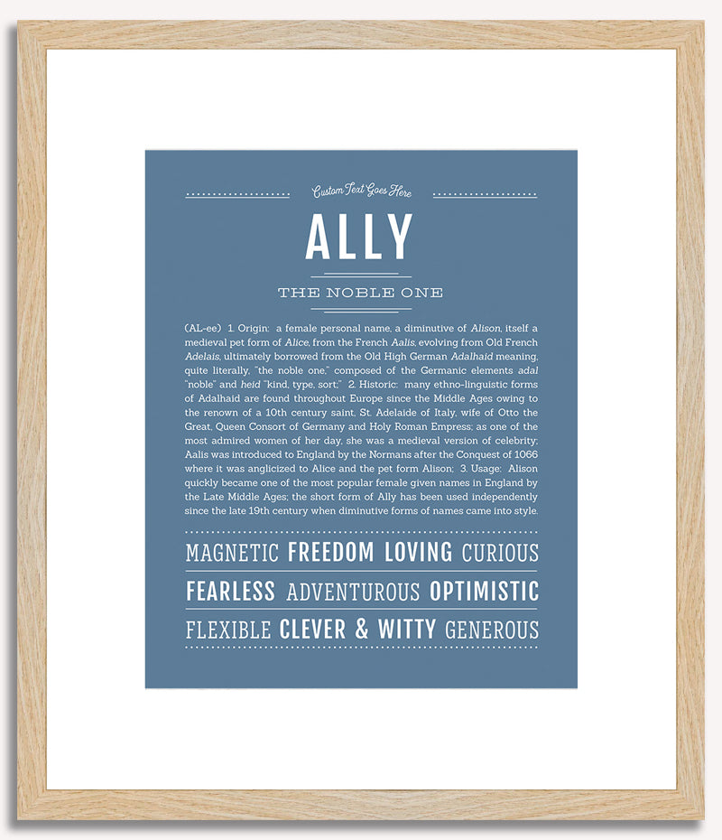 Ally | Name Art Print