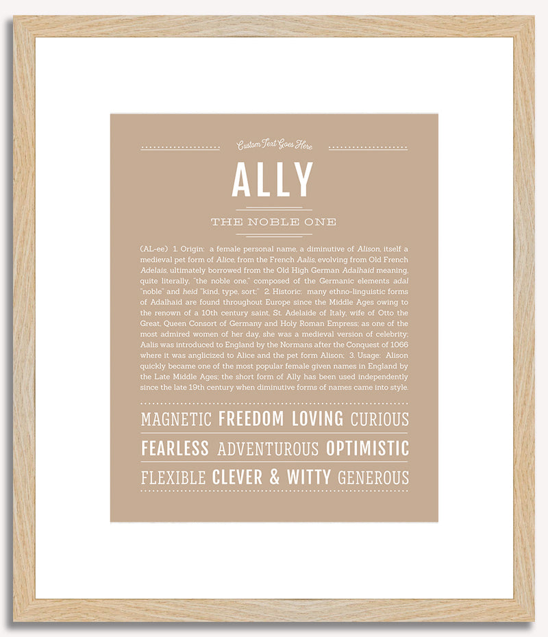 Ally | Name Art Print