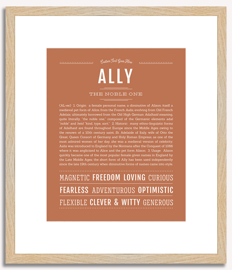 Ally | Name Art Print