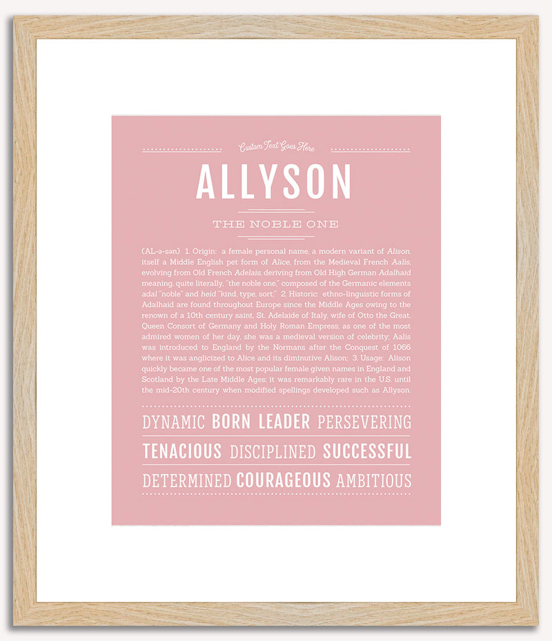 Allyson | Name Art Print