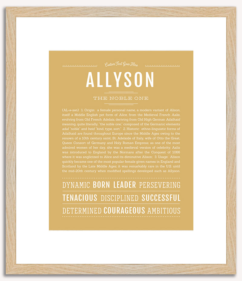 Allyson | Name Art Print