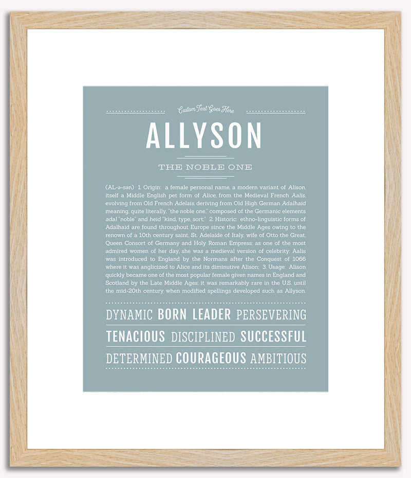 Allyson | Name Art Print