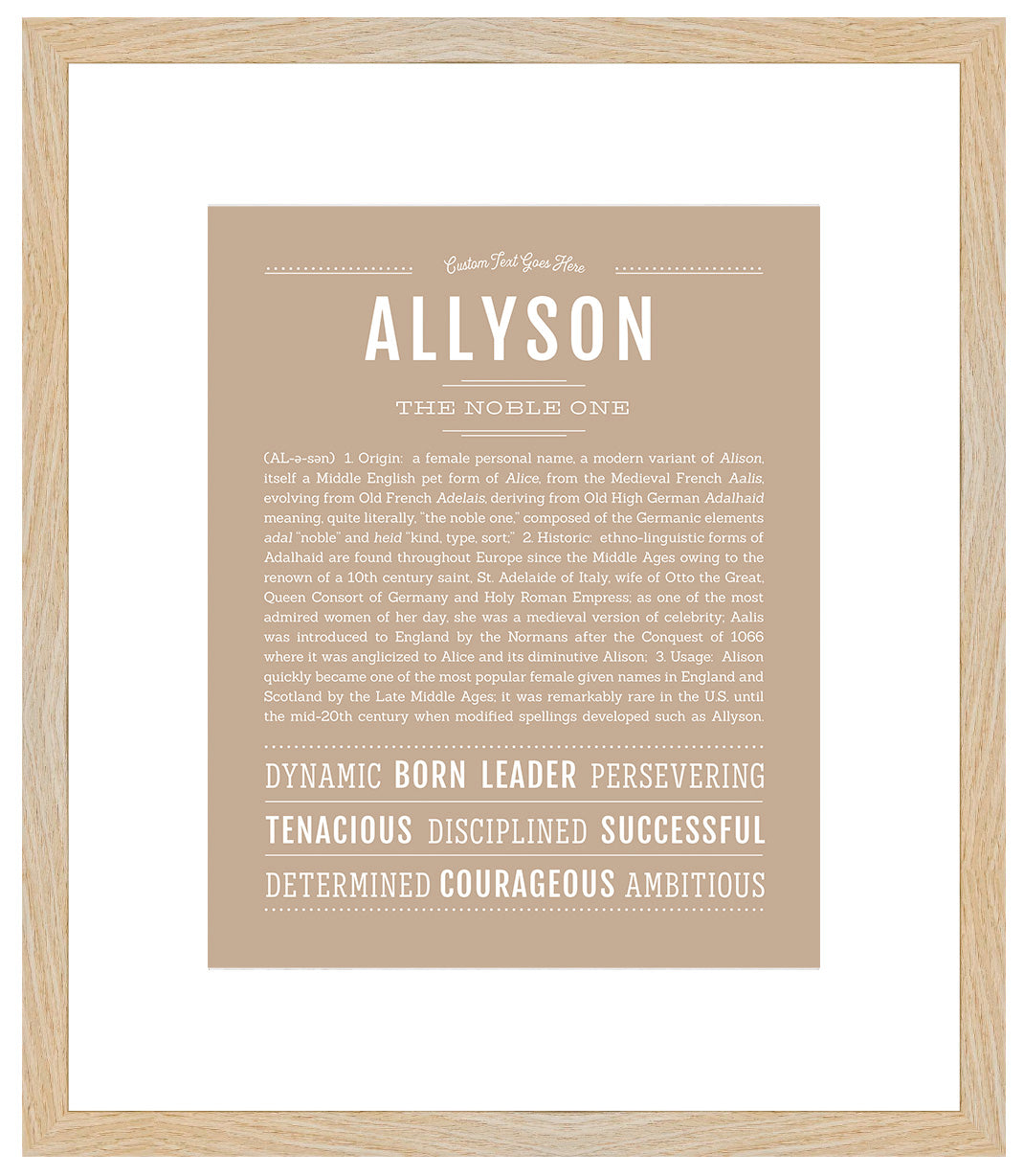 Allyson | Name Art Print