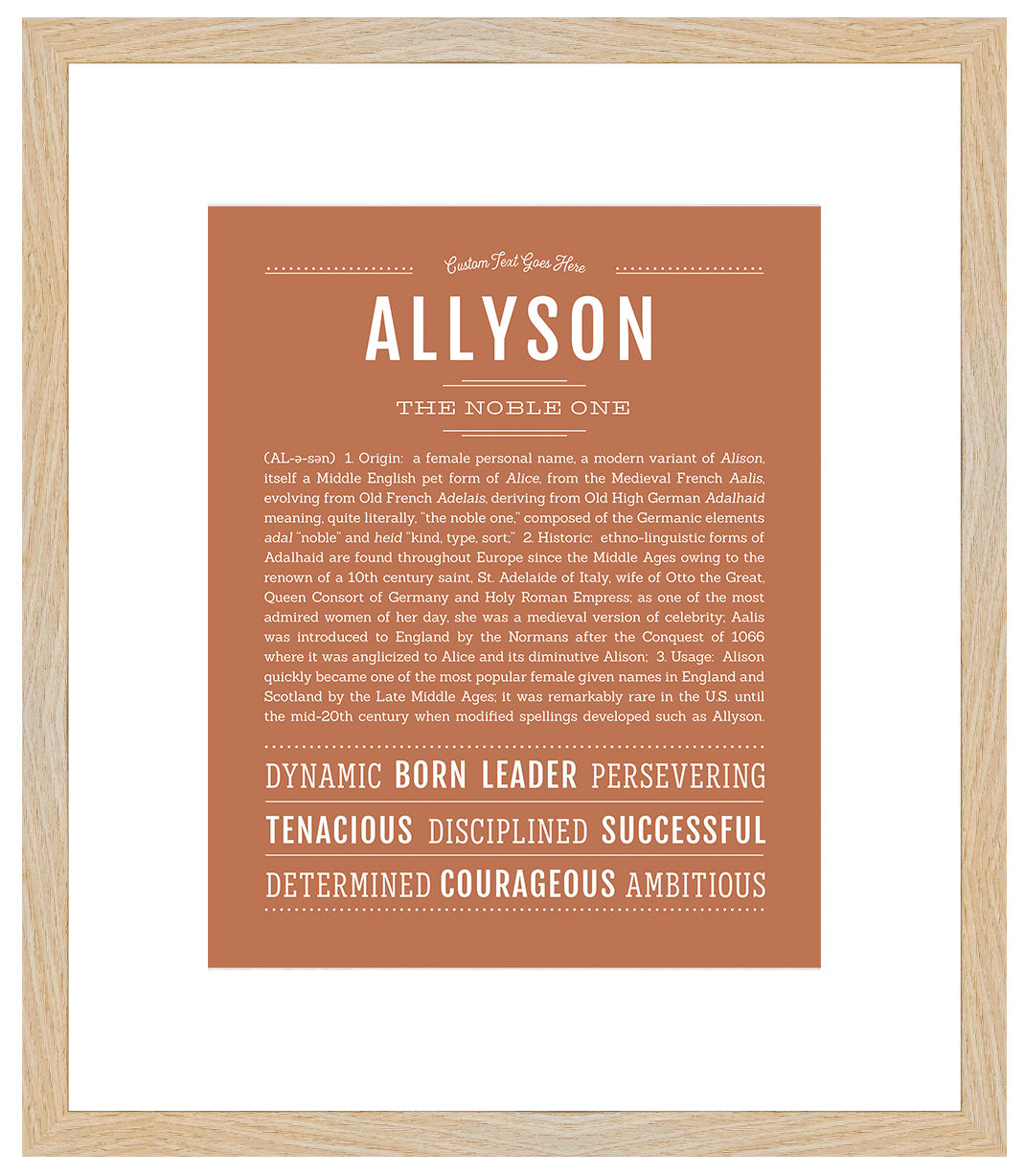 Allyson | Name Art Print