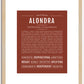 Alondra | Name Art Print