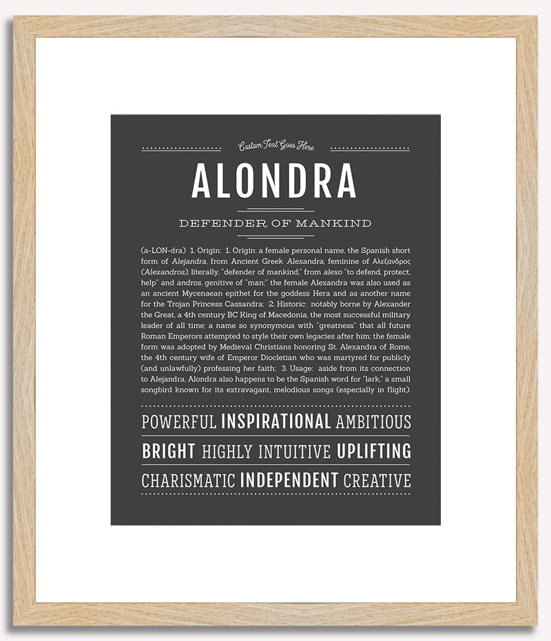 Alondra | Name Art Print