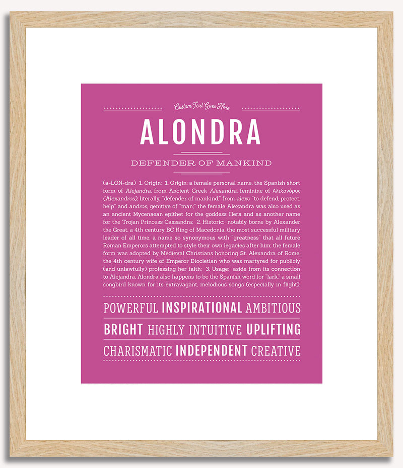 Alondra | Name Art Print