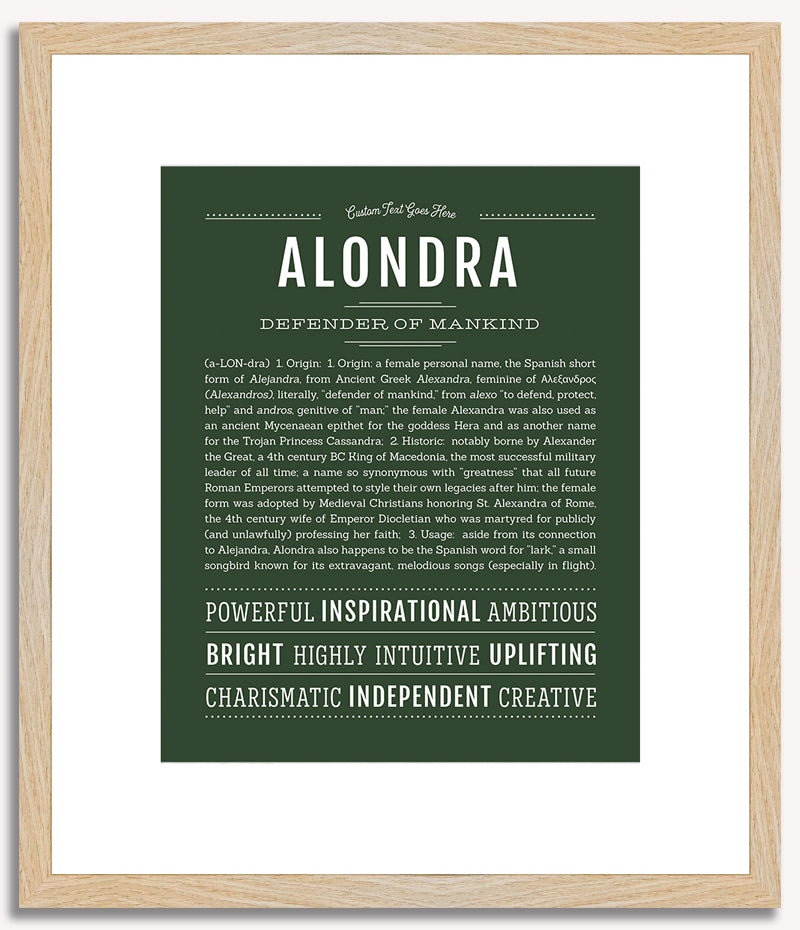 Alondra | Name Art Print