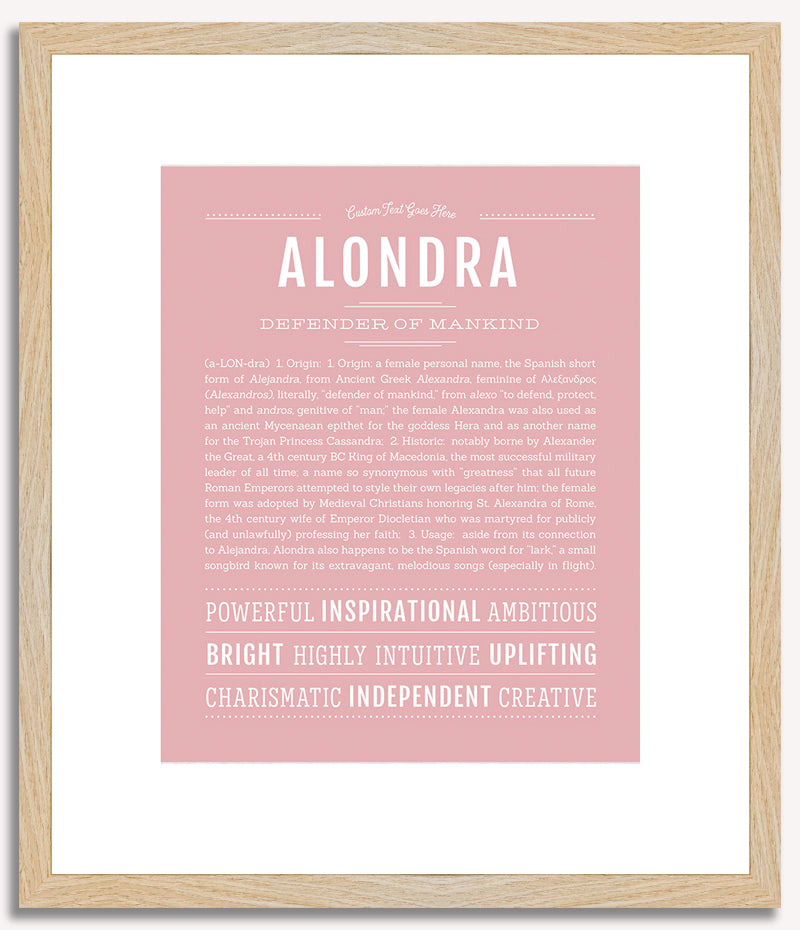 Alondra | Name Art Print