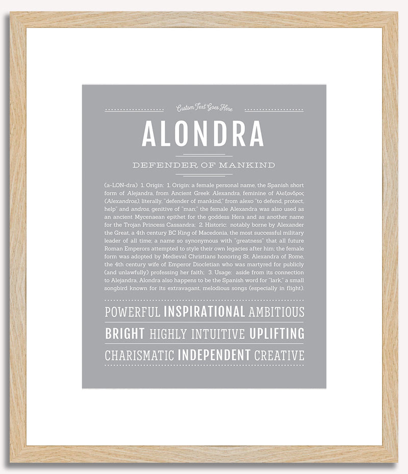 Alondra | Name Art Print