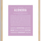 Alondra | Name Art Print