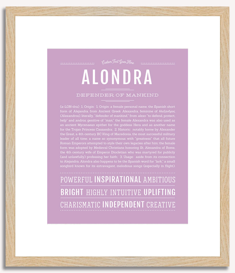 Alondra | Name Art Print