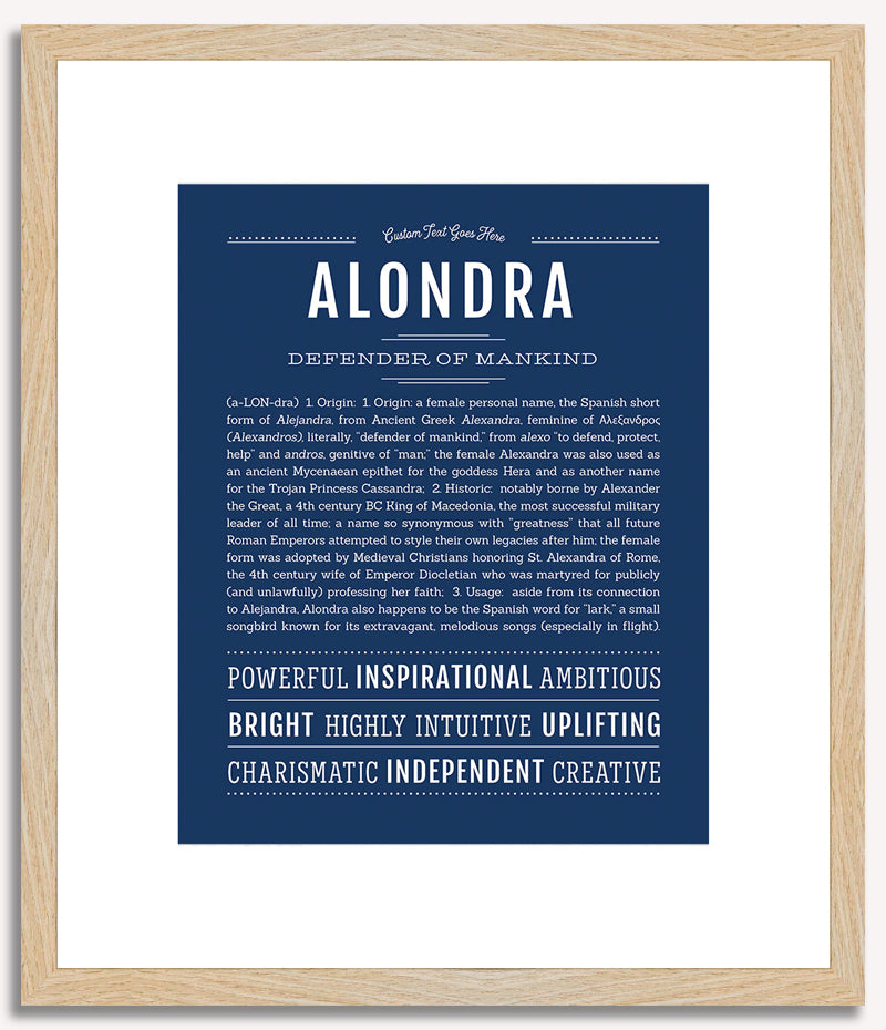 Alondra | Name Art Print