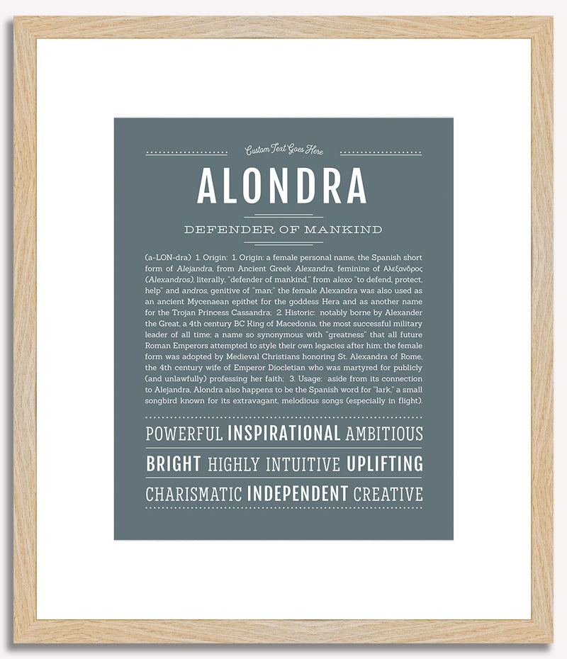 Alondra | Name Art Print