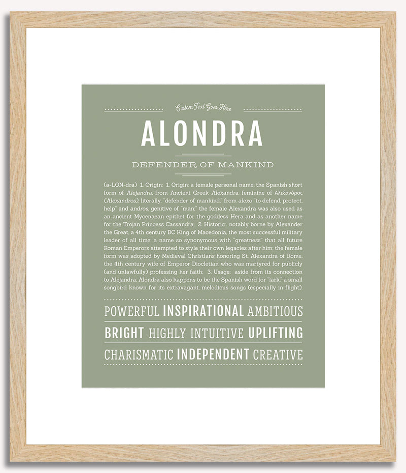 Alondra | Name Art Print