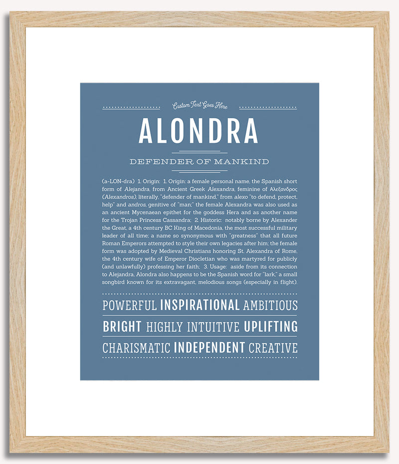 Alondra | Name Art Print