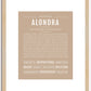 Alondra | Name Art Print