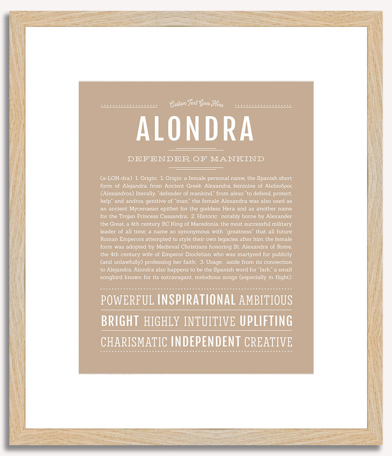 Alondra | Name Art Print