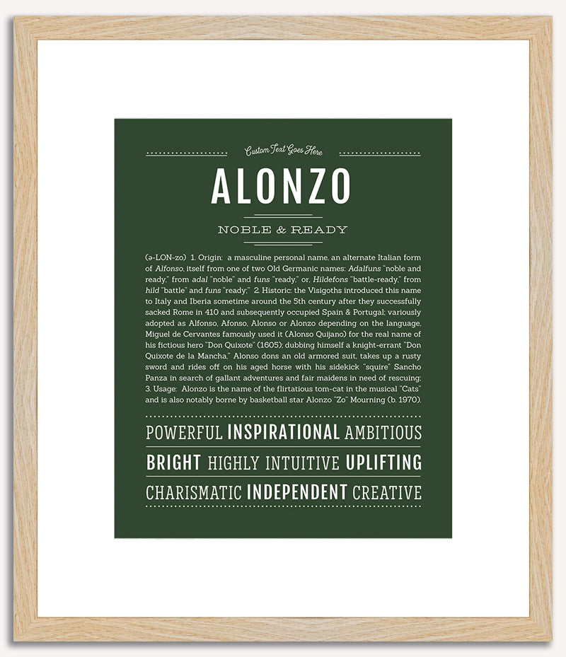 Alonzo | Name Art Print