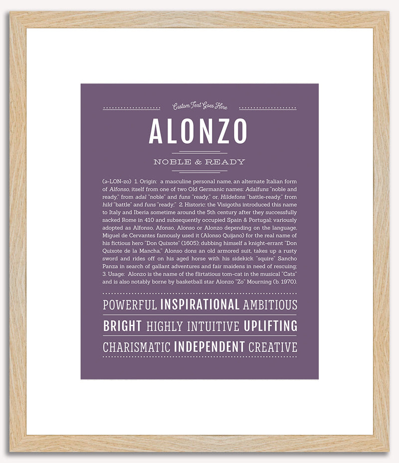 Alonzo | Name Art Print