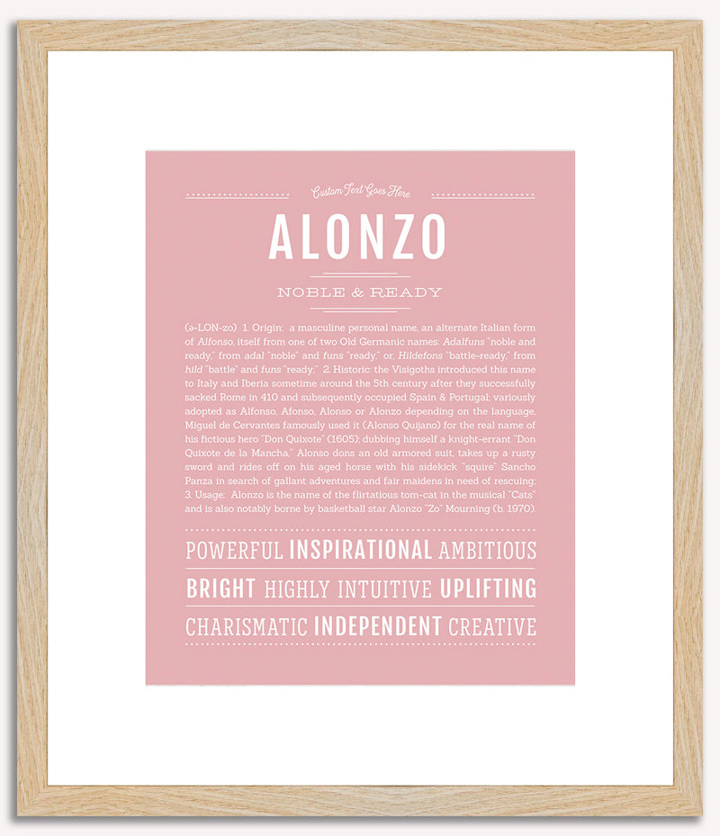 Alonzo | Name Art Print