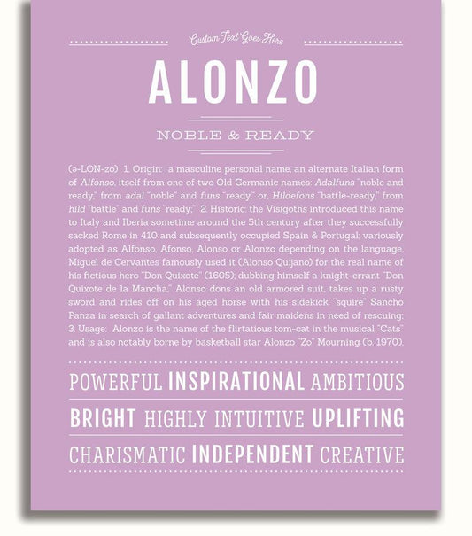 Frame Options | Lilac | No Frame