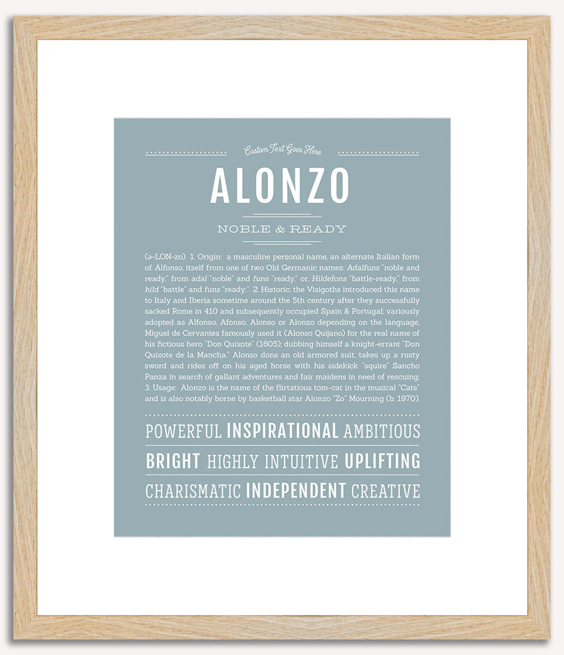 Alonzo | Name Art Print