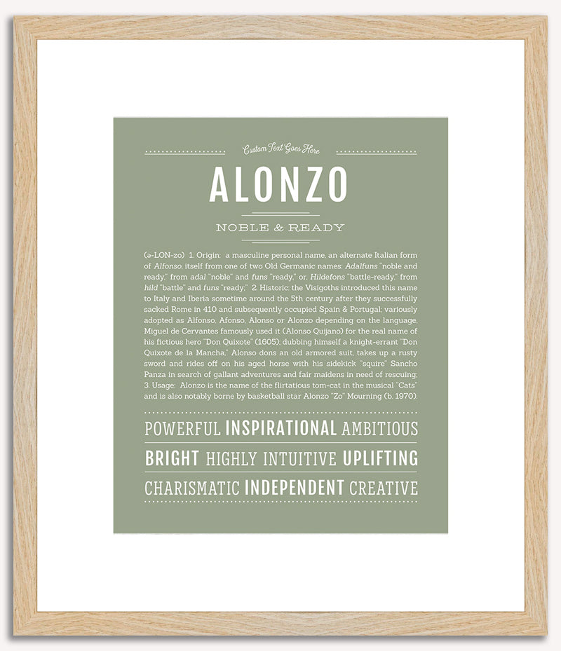 Alonzo | Name Art Print