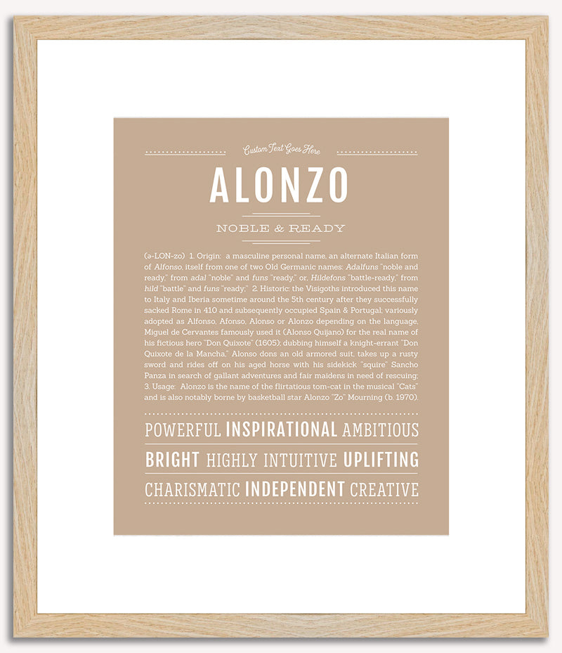 Alonzo | Name Art Print