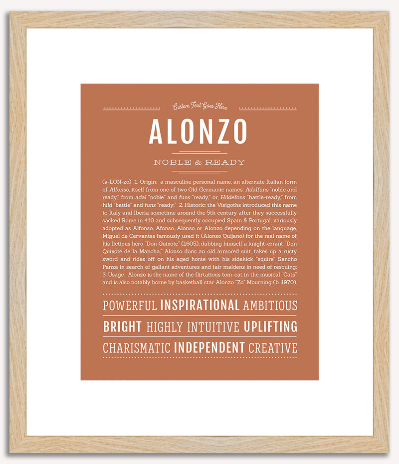 Alonzo | Name Art Print