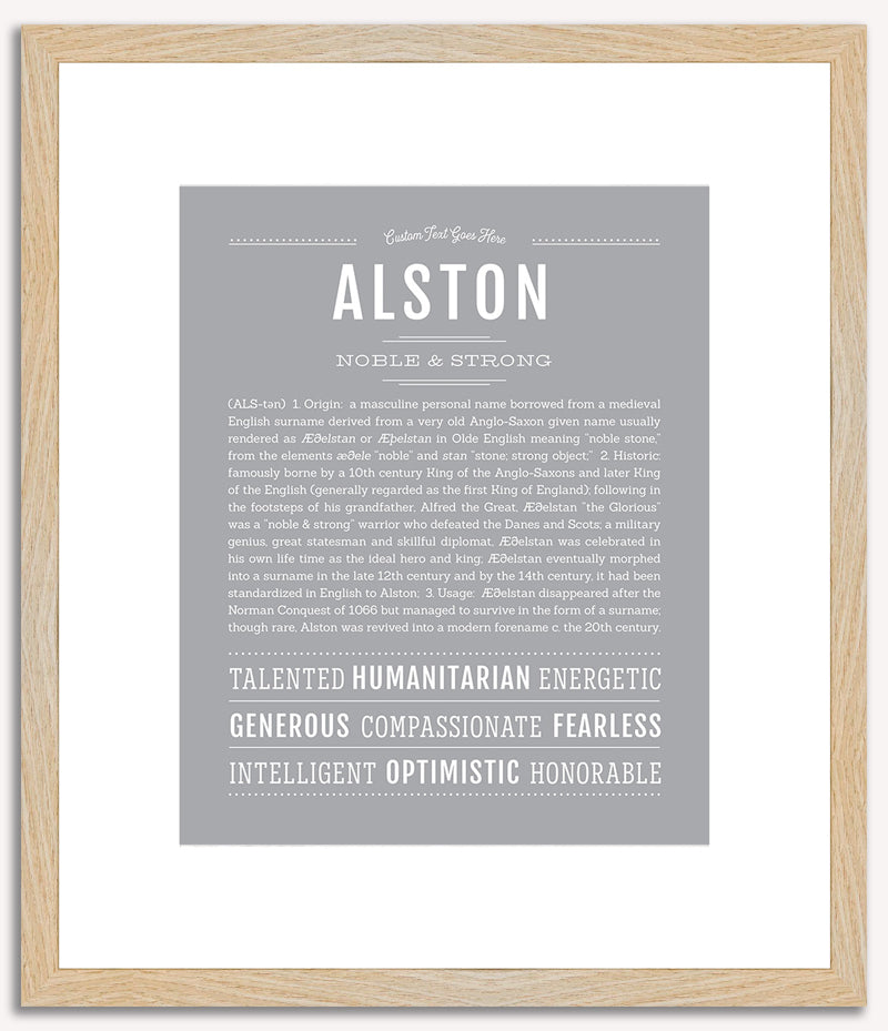 Alston | Name Art Print