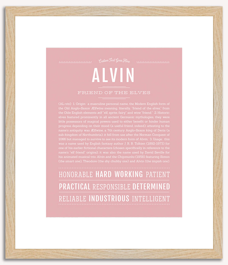 Alvin | Name Art Print