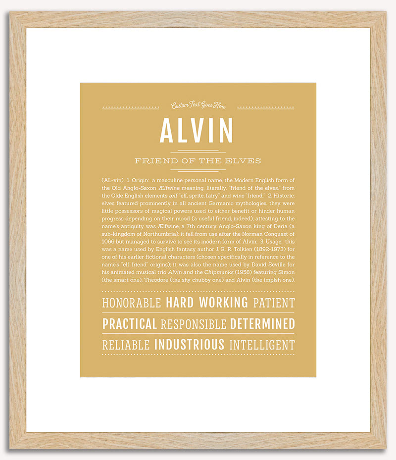 Alvin | Name Art Print