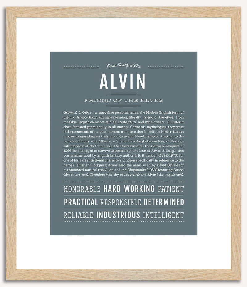 Alvin | Name Art Print